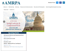 Tablet Screenshot of amrpa.org